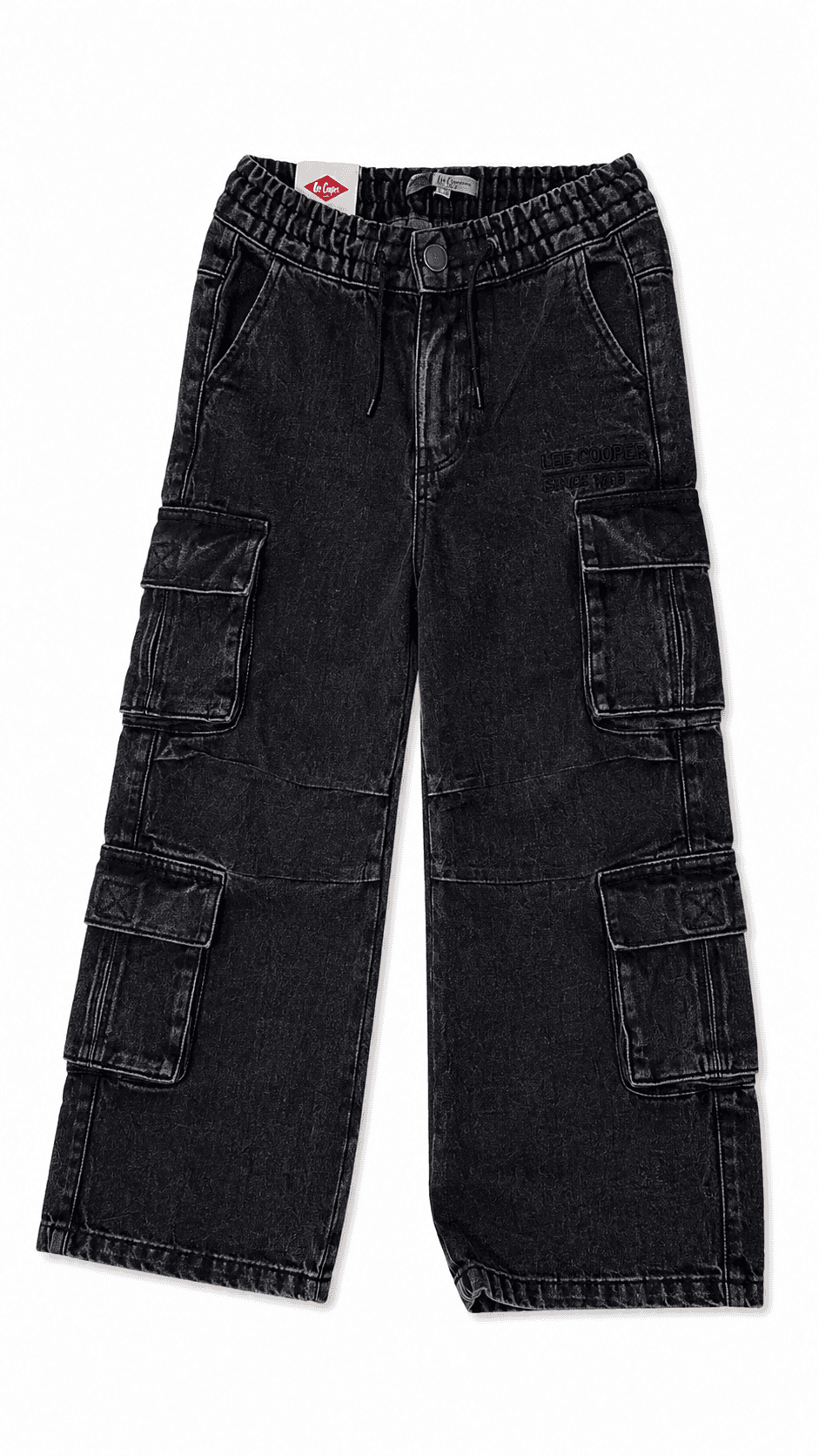 Cargo Noir Délavé